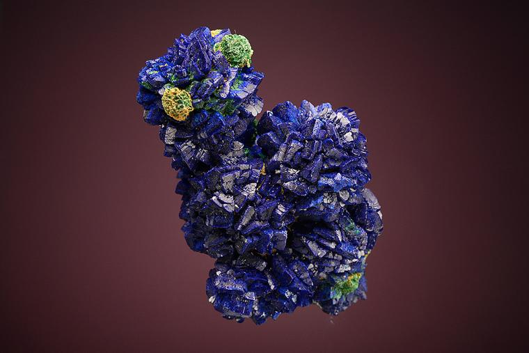 AZURITE with MALACHITE